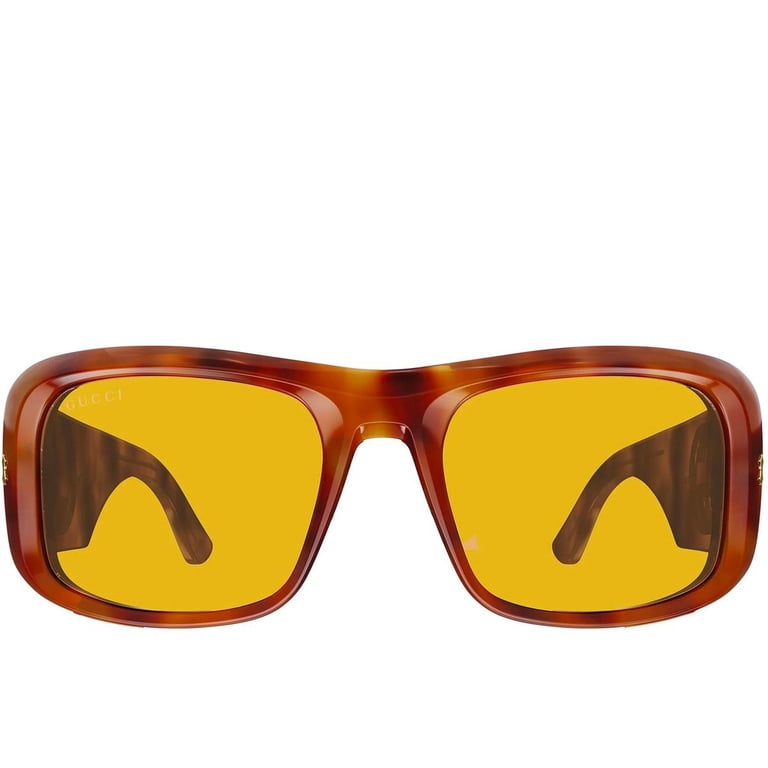 Sunglasses Gucci GG 1251 S- 002 Havana / Yellow - Walmart.com display picture 2