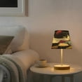 thumbnail image 6 of YAZAOO Table Lamp Creative Cosmic Cat Crew Pattern Simple Pattern Night Light, 6 of 8