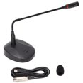thumbnail image 1 of Micrófono con cable de cuello de cisne, micrófono negro alimentado por USB para grabación de conferencias, juegos de ordenador, 1 of 14
