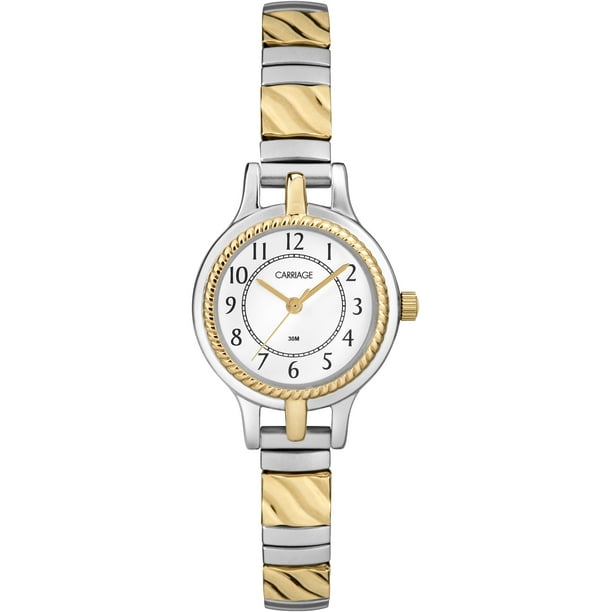 Carriage Women's Demi Watch, Two-Tone Stainless Steel Expansion Band -  