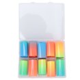 thumbnail image 3 of Manicure Transfer Sticker,10 Rolls Luminous Nail Nail Art Stickers Nail Transfer Paper Sleek Aesthetic, 3 of 8
