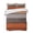 Orange, variant on Quilts King Size, Aqua Grey Soft Comforter Bedding Set for Bed, Vintage Stripe Farmhouse Wood Grain Ombre Lightweight Quilted Bedspread with Pillow Cover(2 Pieces) for All Season, 96x106 Inch