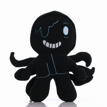 Sans Undertale Plush – Black Fabric Doll with Winking Eye and Stitched Smile