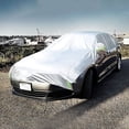 thumbnail image 4 of JoyMoreHome Half Car Cover,Waterproof Windshield & Windows Cover for Outdoor All-Season Use, Fit for Car, 4 of 5