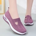 thumbnail image 3 of Chaussures Décontractées en Maille Mode Été pour Femmes Chaussures Respirantes Décontractées Rondes Habillées pour Femmes Chaussures Plates Antidérapantes pour Femmes, 3 of 7