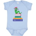 thumbnail image 3 of Inktastic Bookworm Girls Reading Gift Girls Baby Bodysuit, 3 of 5