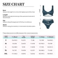 thumbnail image 6 of Wukai Rose Flowers Women's Bikini Set Two Piece,wimsuit High Waisted V Neck Twist Front Adjustable Spaghetti Straps Bathing Suit-XX-Large, 6 of 7