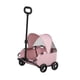 thumbnail image 5 of 4 ruedas Corredor de perros Pet Stroller Multifuctuación de pescado de mascotas Ligero Plegado para perros Cats pequeños para mascotas jugando al aire rosa, 5 of 8
