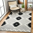 thumbnail image 2 of SAFAVIEH Vermont Yolonda Geometric Area Rug, Black/Ivory, 6' x 6' Square, 2 of 8