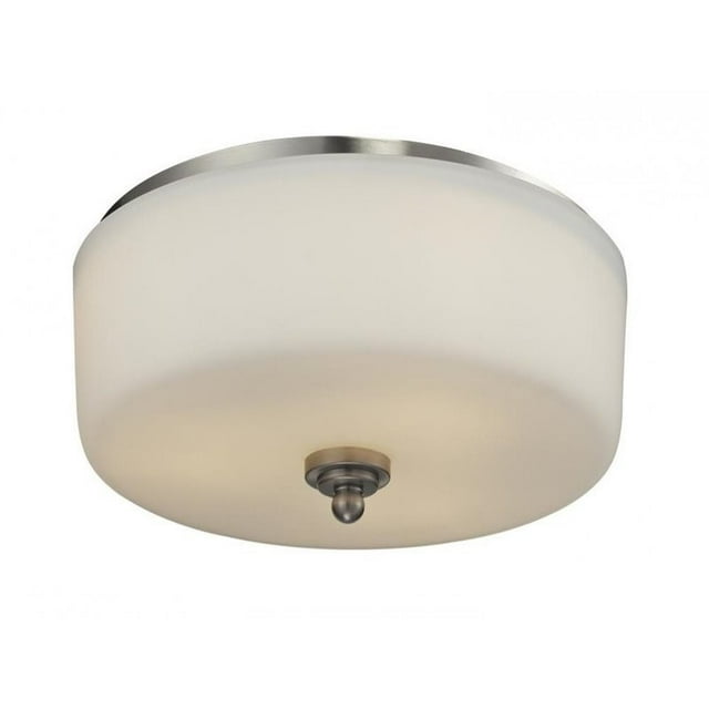 Z-Lite Cardinal 3 Light Flush Mount in Brushed Nickel