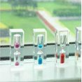 thumbnail image 3 of Acrylic Clear 3 Minutes Sandglass Hourglass Egg Sand Timer Clock Home Decor Gift (Color : Black), 3 of 5