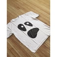 thumbnail image 5 of Tstars Silly Ghost Face Halloween Easy Costume Kids Spooky Shirt 5-6 White, 5 of 7