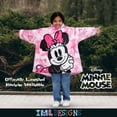 thumbnail image 6 of Disney Girls Minnie Mouse WAYY BIG Oversized Hoodie Blanket (One Size), 6 of 13