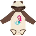 thumbnail image 3 of Inktastic Mermaid Girls Long Sleeve Baby Bodysuit, 3 of 5