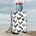thumbnail image 4 of Wukai Funny Chicken Elastic Luggage Cover: Personalized Protection for Your Suitcase - Fits 19~29-inch, Washable & Durable Travel Companion-Small, 4 of 8
