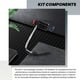 thumbnail image 4 of For Hotend Kit V6 Radiator Brass Nozzle Ceramic Heating Core Thermistor for 3D Printer Parts, 4 of 5