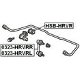 thumbnail image 2 of Febest REAR STABILIZER BAR BUSHING D21 # HSB-HRVR OEM 52315-S2H-003, 2 of 2