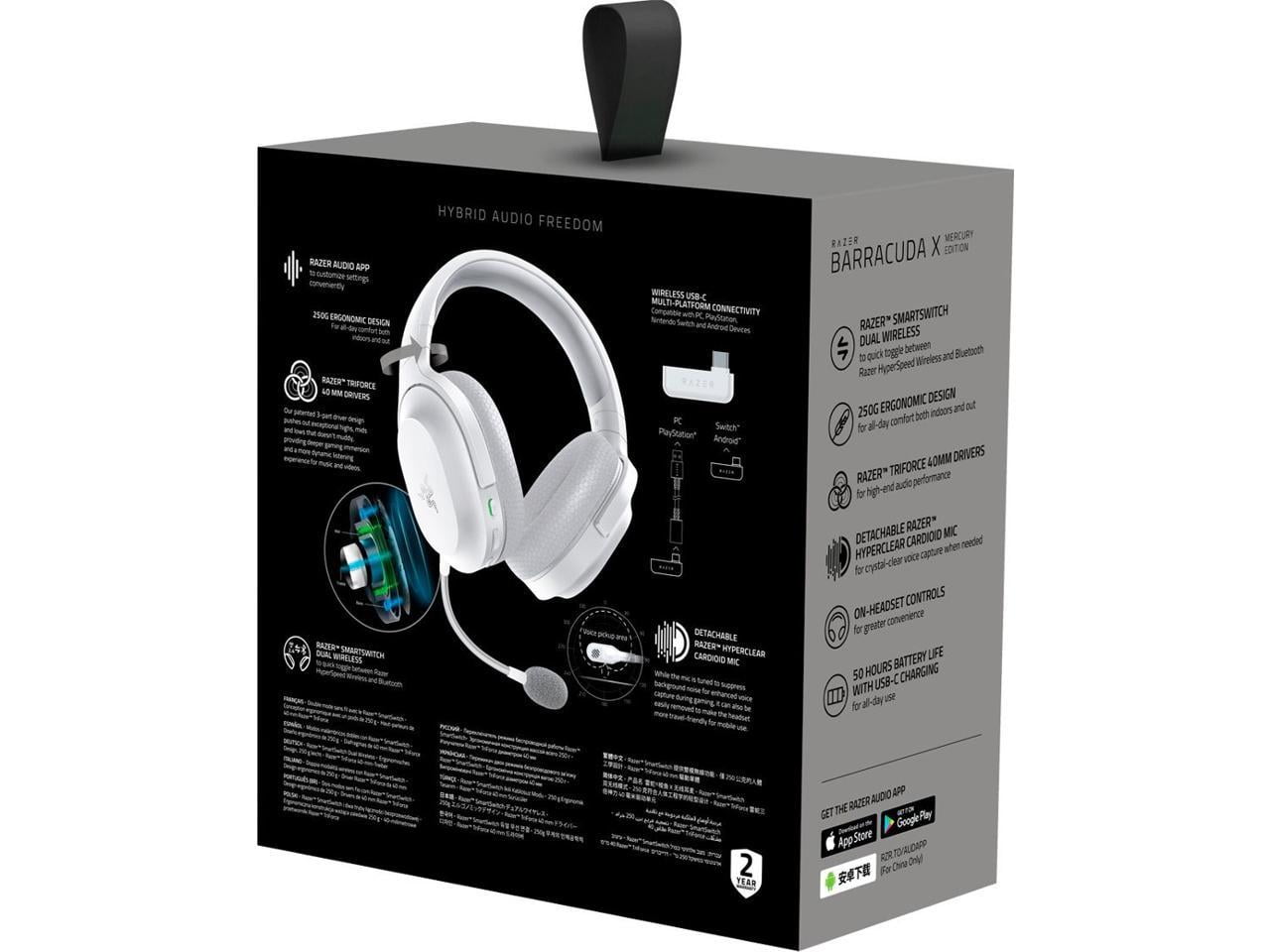 Amazon.co.jp: Razer レイザー Barracuda X Chroma ワイヤレス