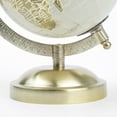 thumbnail image 6 of (2 pack) Mainstays Cream and Gold 5.75" x 8" x 5" Tabletop Decorative Globe, 6 of 8