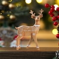 thumbnail image 4 of Christmas Reindeer Figurine, Christmas Resin Decoration, Festive Holiday Furniture Ornament, Durable Handcrafted Resin Christmas Decor for Home and Office Display, 4 of 7