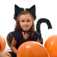 thumbnail image 4 of Juego de orejas y cola de gato Kit de disfraz de cola de lobo y orejas de zorro, gargantilla de campana para accesorios de fiesta de disfraces de Halloween Adepaton BST2000878-2, 4 of 5