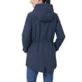 thumbnail image 4 of Rokka&Rolla Women's Stand Collar Trench Coat Windbreaker Jacket, 4 of 12