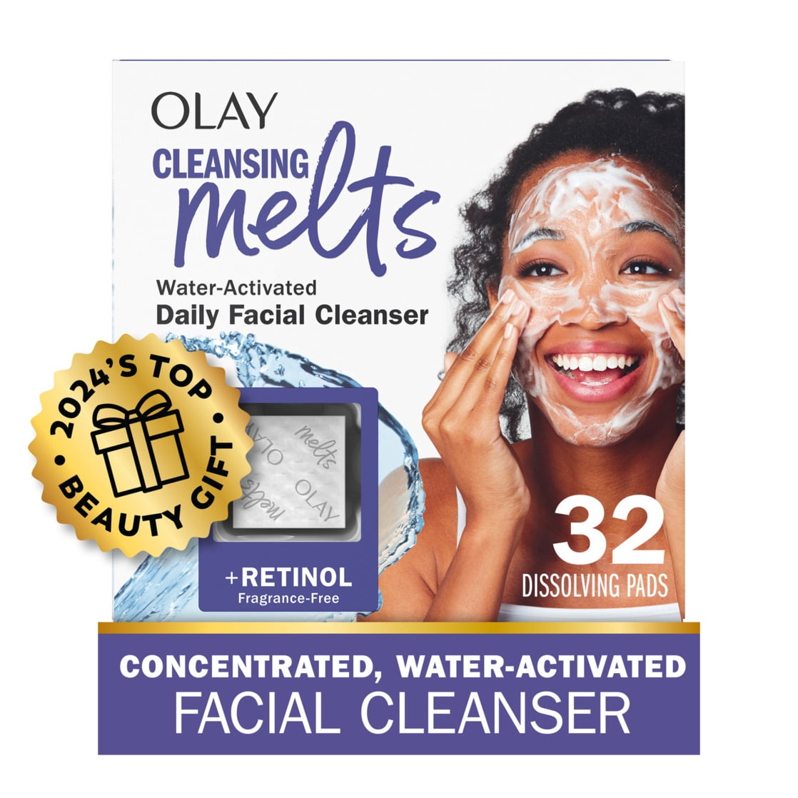 Olay Face Wash Melts Retinol 32 count Face Wash