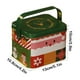 thumbnail image 3 of Puntoco Nueva caja de regalo de Navidad, caja de Nochebuena, embalaje de fruta navideña, caja de hojalata, regalo de decoración navideña, 3 of 6