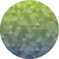 thumbnail image 1 of Ahgly Company Machine Washable Indoor Round Transitional Avocado Green Area Rugs, 7' Round, 1 of 7