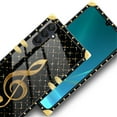 thumbnail image 4 of FKBRCL4U Compatible with Samsung Galaxy A25 Case, Black Leather Background Gold Music Notes Luxury Golden Decoration for Girl Women Soft TPU Shockproof Protective Hard PC Back, 4 of 7