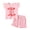 Pink, variant on Younger Tree Toddler Girl Shorts Set Baby Summer Fly Sleeve T-shirts Shorts 2 Piece Clothes Outfits for 12-18 Months