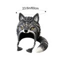 thumbnail image 2 of Luckky Fantasy Hood Hat DIY Crochet Kit Animal Earflap Knitting Set Complete for Beginner with Yarn Hooks Needles & Tutorial Patterns, 2 of 7