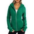 thumbnail image 1 of ORUYROP Womens Zip Up Hoodies Fleece Jackets Sweatshirts Fall Outfits Sweaters With Pockets Winter Y2k Clothes, 1 of 7
