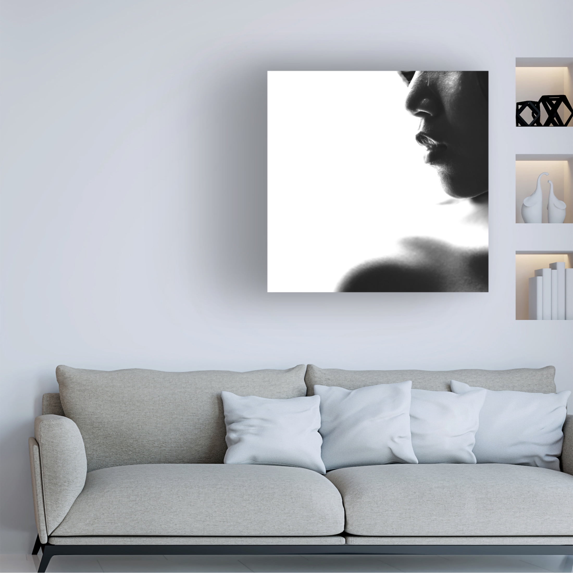 Canvas Wall Art - bonifasius wahyu adi 'Excite' Wall Art for Living Room, Bedroom, or Office D?cor by Trademark Fine Art - 24 x 24 Inches