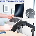 thumbnail image 2 of VIVO 10" to 15.6" Single Laptop Stand Desk Mount, Adjustable Notebook Holder, 2 of 8