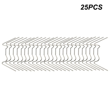 

Asdomo 25Pcs Fixing Clips Greenhouse Glass Glazing Fixing Repair Replacement Clips