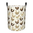 thumbnail image 6 of Lsque Funny Chicken pattern Laundry Hamper Basket, Tall Woven Rope Hamper Basket for Clothes, Lightweight Storage Basket, Collapsible Waterproof-Medium, 6 of 8
