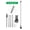 4 section pole, variant on Wheeled Lawn Trimmer Features a 3/4 Stainless Steel Handle And Is Designed for Manual Use As a Rotary Lawn Edger. It Is Ideal for Yard Weeding And Sidewalk Trimming