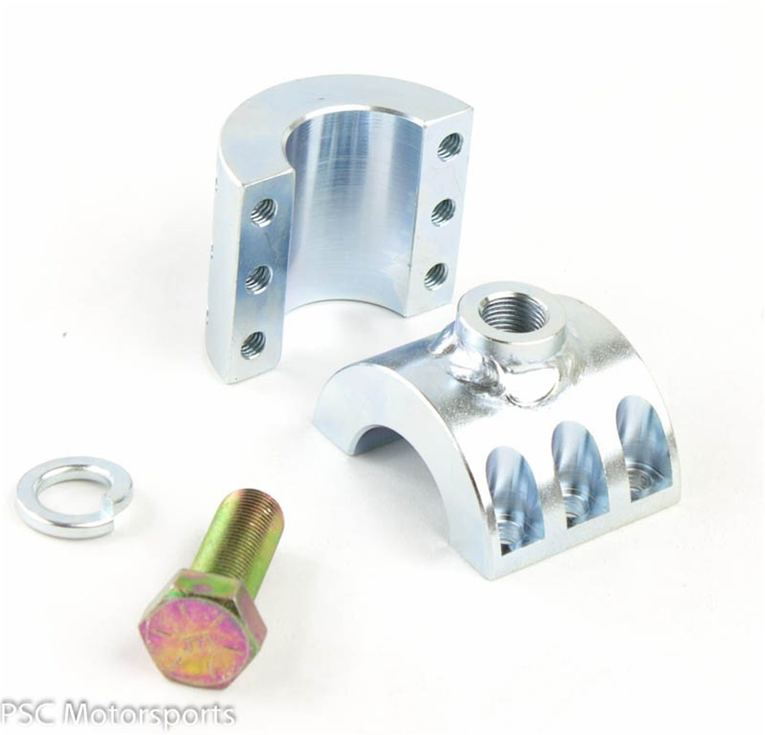 PSC Motorsports TRCL09B Tie Rod Clamp; 1.5 in. Tie Rod Clamp w/5/8 Boss