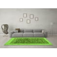 thumbnail image 3 of Ahgly Company Indoor Round Abstract Green Modern Area Rugs, 8' Round, 3 of 4