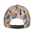 thumbnail image 6 of Xecao Lilies Flowers for Baseball Cap: Unisex, crafted from classic polyester twill fabric, featuring a soft unconstructed design, 6 of 9
