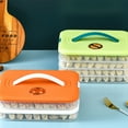 thumbnail image 1 of Dumplings Box Storage Box Refrigerator Dumpling Freezing Multi-Layer Freeze Quick-Freeze Dumpling Box Navy Blue, 1 of 7