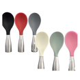 thumbnail image 1 of Glued Rice Spoon Easy to Clean Stand-Up Stirring Multi-Purpose Kitchen Tool Comfortable Stainless Steel Handle Rice Spoon, 1 of 2