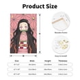thumbnail image 4 of Kamado Nezuko Canvas Decorative Painting Wall Art Living Room Posters Bedroom Home Decorations 8"X12", 4 of 8