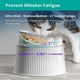 thumbnail image 4 of Tazón elevado de comida para gatos Platos de comida para gatos elevados súper anchos para proteger la columna vertebral, aliviar la fatiga de los bigotes, antivómitos 17 tazones de alimentación i, 4 of 5