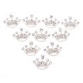 thumbnail image 6 of Racing Butterfly 10Pcs/Set Alloy Crystal Small Crown Charms Pendant DIY Craft Jewelry Making, 6 of 8