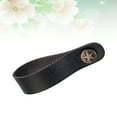 thumbnail image 3 of HEMOTON R133 Guitar Strap Straps Classical Leather Strap for Electric Acoustic Guitar Bass (Black), 3 of 8