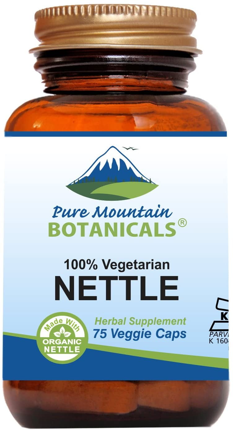 Stinging Nettle Capsules with Organic Stinging Nettle Kosher Vegan
