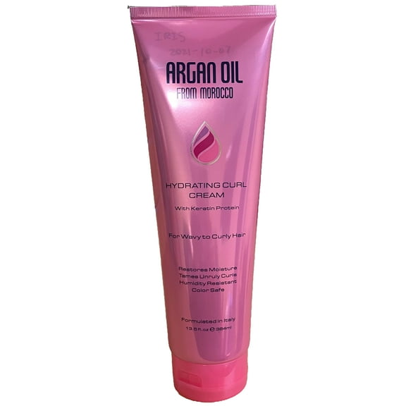 Argan Oil from Morocco Hydrating Curl Cream with Keratin Protein, 13 fl.ox. (384 ml)