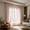 Pink, variant on French Lace Sheer Curtain Panel, Vintage Floral Embroidery Voile Curtain with Ruffled Edge, Rod Pocket Semi鈥慣ransparent Window Drapes for Bedroom Living Room Home Decor, 1 Panel 39.4x559.1"